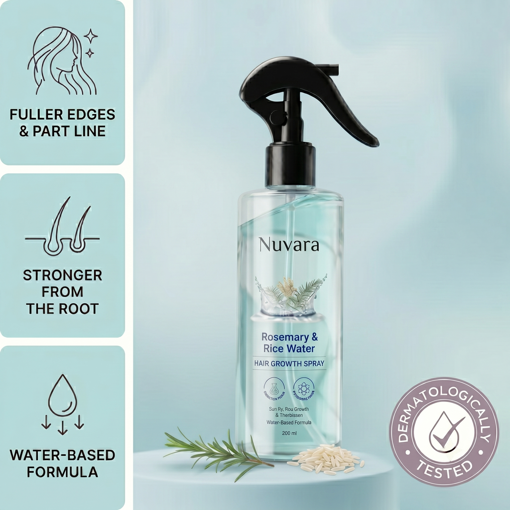 Nuvara Rosemary & Rice Water Hair Spray